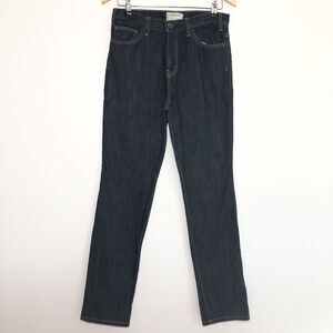 Current/Elliott Jeans Womens 29 Blue Dark Wash High Rise Straight Leg Denim USA